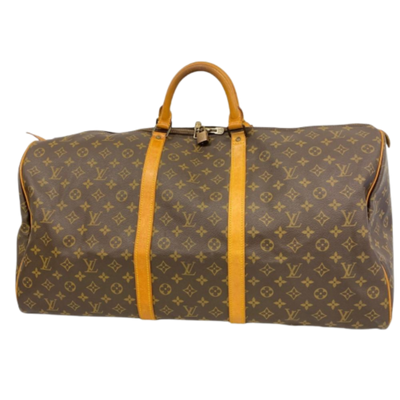 Vintage Brown Canvas Louis Vuitton Keepall