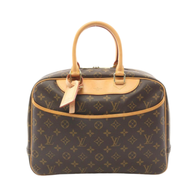 Vintage Brown Canvas Louis Vuitton Handbag