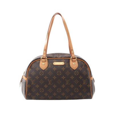 Pre-Owned Brown Canvas Louis Vuitton Shoulder Bags
