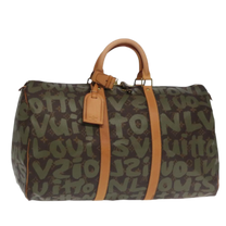 Thumbnail of Brown Canvas Louis Vuitton Keepall - Image 1