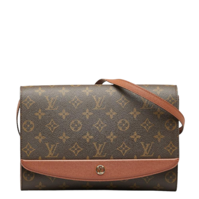 Vintage Brown Canvas Louis Vuitton Shoulder Bags