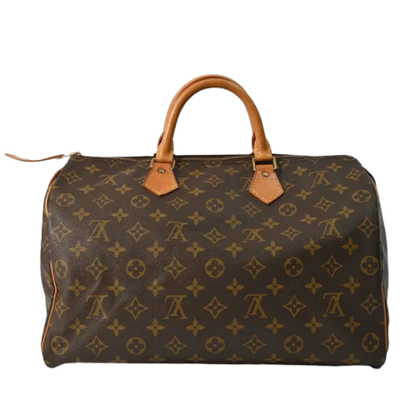 Vintage Brown Canvas Louis Vuitton Speedy