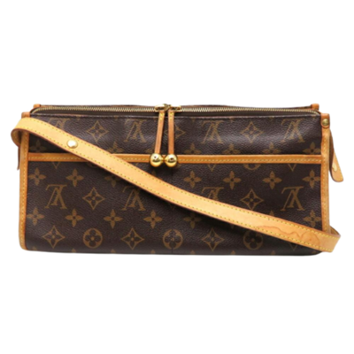 Vintage Brown Canvas Louis Vuitton Popincourt