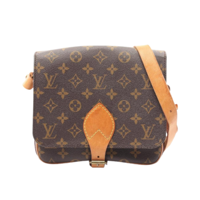 Vintage Brown Canvas Louis Vuitton Cartouchiere