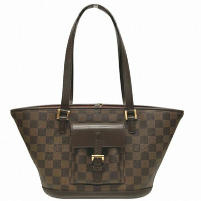 Vintage Brown Canvas Louis Vuitton Handbag