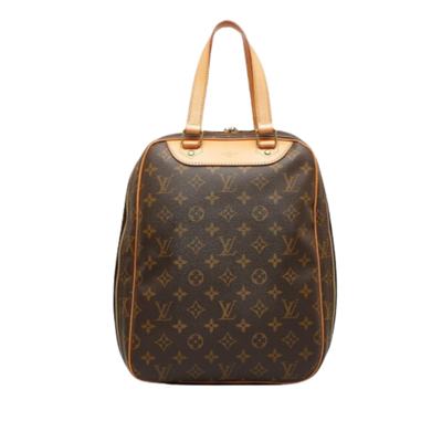 Pre-Owned Brown Canvas Louis Vuitton Excursion