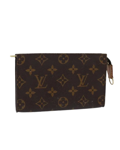 Pre-Owned Brown Canvas Louis Vuitton Pouch