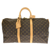 Thumbnail of Brown Canvas Louis Vuitton Keepall - Image 1
