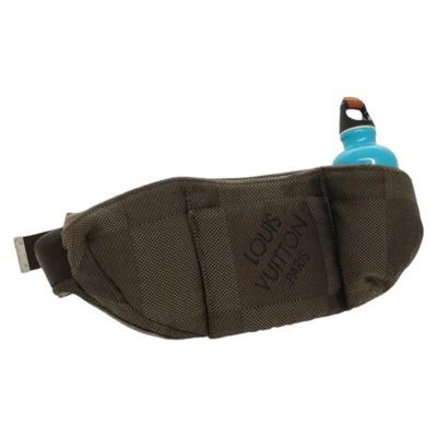 Brown Canvas Louis Vuitton Belt Bags