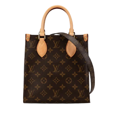 Vintage Brown Canvas Louis Vuitton Sac Plat