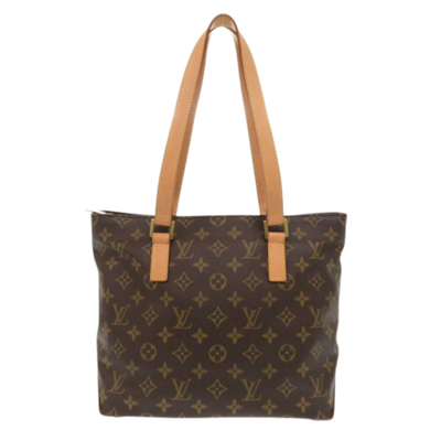 Pre-Owned Brown Canvas Louis Vuitton Tote