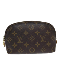 Thumbnail of Vintage Brown Canvas Louis Vuitton Cosmetic Pouch - Image 1