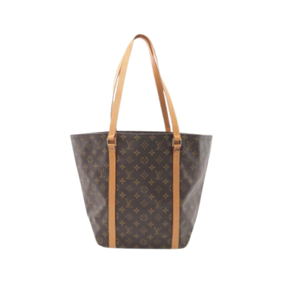Pre-Owned Brown Canvas Louis Vuitton Tote
