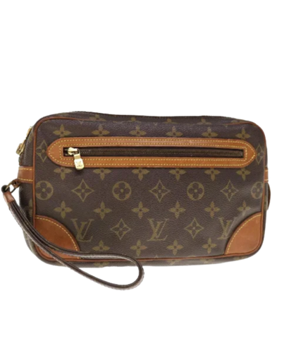 Pre-Owned Brown Canvas Louis Vuitton Shoulder Bags