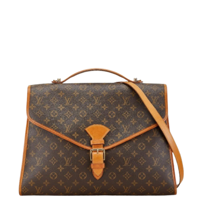 Vintage Brown Canvas Louis Vuitton Beverly