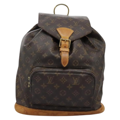 Pre-Owned Brown Canvas Louis Vuitton Montsouris