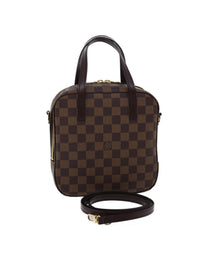 Thumbnail of Pre-Owned Brown Canvas Louis Vuitton Spontini - Image 1