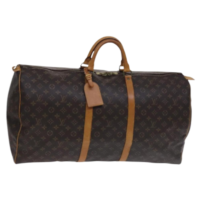 Vintage Brown Canvas Louis Vuitton Keepall