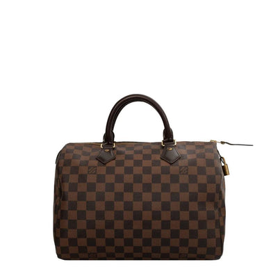 Brown Canvas Louis Vuitton Speedy