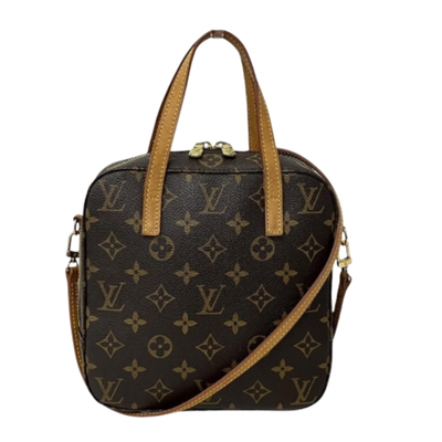 Pre-Owned Brown Canvas Louis Vuitton Spontini