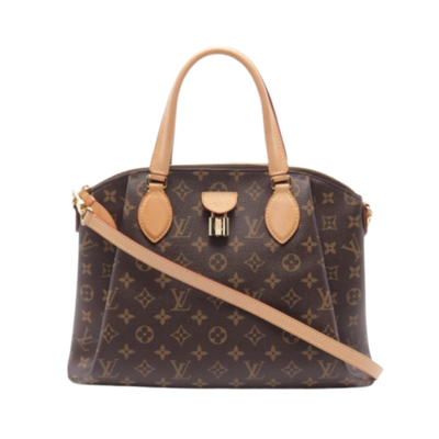 Vintage Brown Canvas Louis Vuitton Handbag