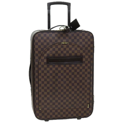 Pre-Owned Brown Canvas Louis Vuitton Travel Bag