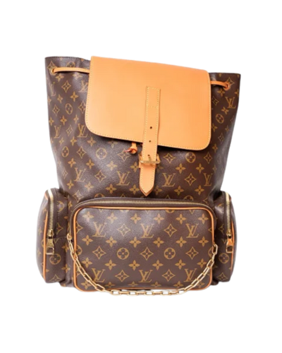 Pre-Owned Brown Canvas Louis Vuitton Backpack