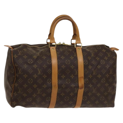 Vintage Brown Canvas Louis Vuitton Keepall