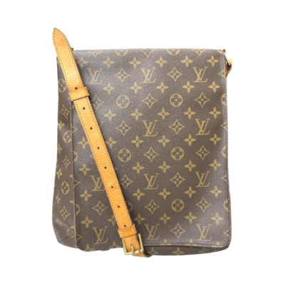 Vintage Brown Canvas Louis Vuitton Musette Salsa