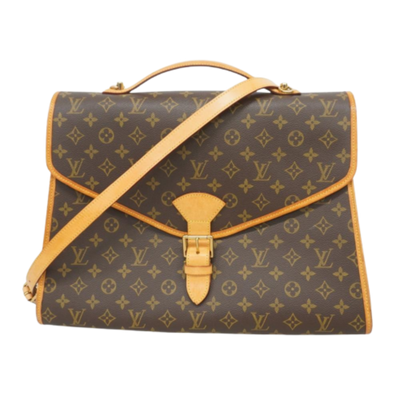 Brown Canvas Louis Vuitton Handbag