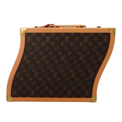 Pre-Owned Brown Canvas Louis Vuitton Travel Bag