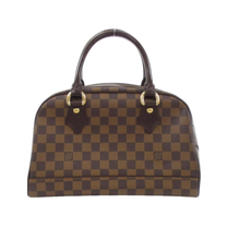 Thumbnail of Vintage Brown Canvas Louis Vuitton Handbag - Image 1