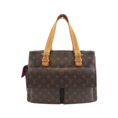 Pre-Owned Brown Canvas Louis Vuitton Handbag