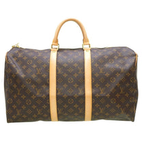 Thumbnail of Brown Canvas Louis Vuitton Keepall - Image 1