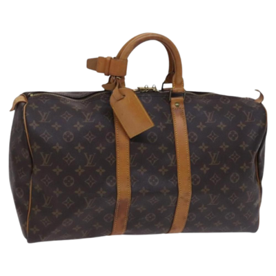 Vintage Brown Canvas Louis Vuitton Keepall