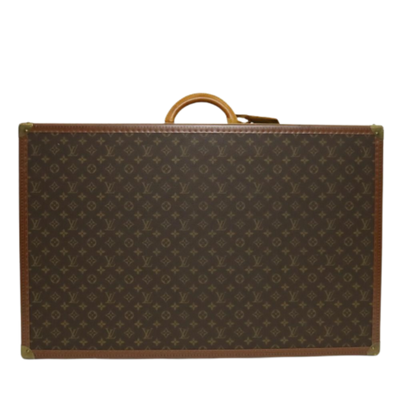 Vintage Brown Canvas Louis Vuitton Travel Bag
