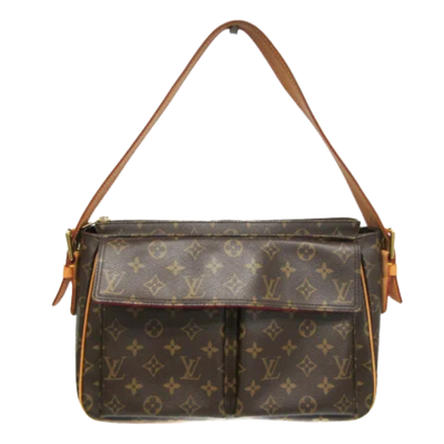 Vintage Brown Canvas Louis Vuitton Shoulder Bags