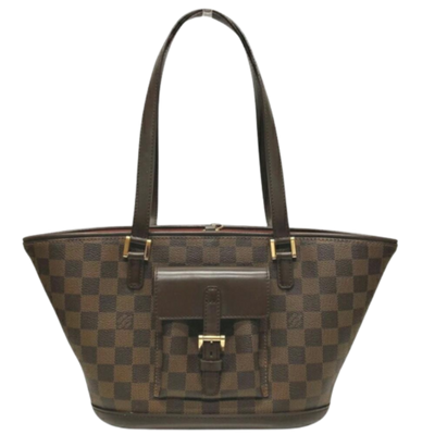Vintage Brown Canvas Louis Vuitton Manosque