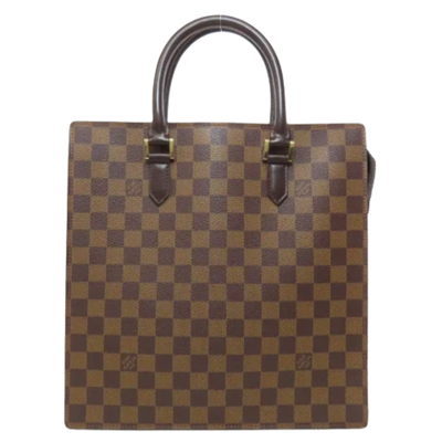 Vintage Brown Canvas Louis Vuitton Sac Plat