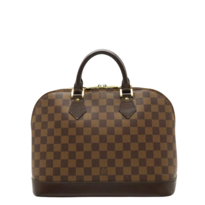 Brown Canvas Louis Vuitton Alma