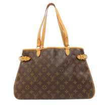 Thumbnail of Pre-Owned Brown Canvas Louis Vuitton Batignolles - Image 1