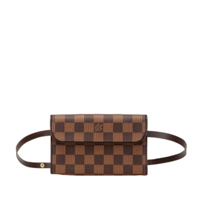 Brown Canvas Louis Vuitton Florentine Pochette