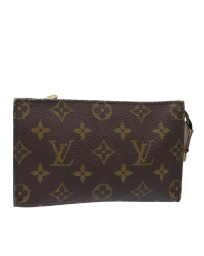 Brown Canvas Louis Vuitton Poche Toilette