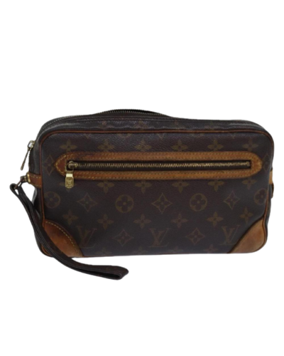 Vintage Brown Canvas Louis Vuitton Marly Dragonne