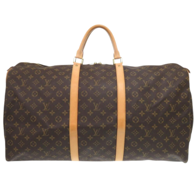 Brown Canvas Louis Vuitton Keepall