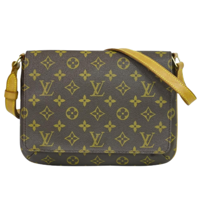 Brown Canvas Louis Vuitton Musette Tango