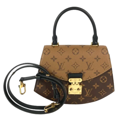 Brown Canvas Louis Vuitton Handbag
