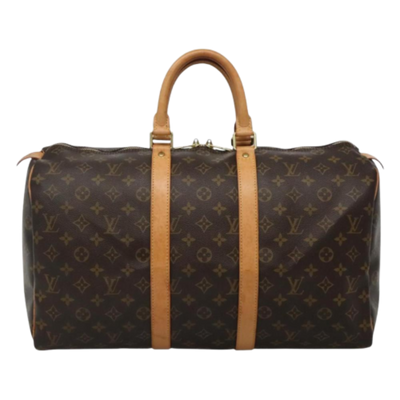 Vintage Brown Canvas Louis Vuitton Keepall