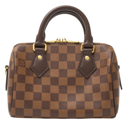 Brown Canvas Louis Vuitton Speedy