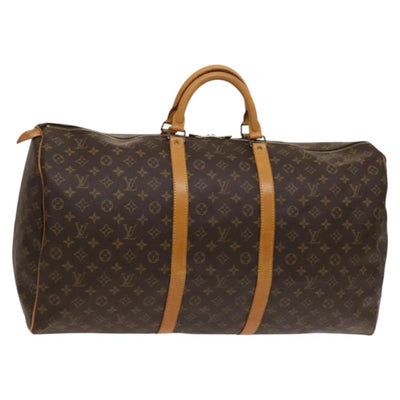 Pre-Owned Brown Canvas Louis Vuitton Keepall